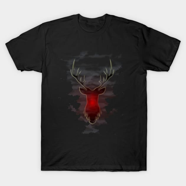 Rudolph T-Shirt by BlackMoonRoze